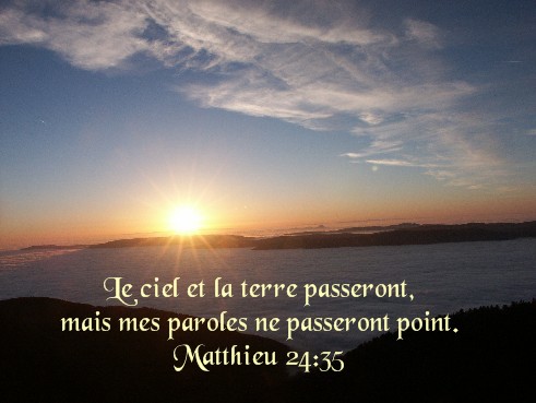 Matthieu 24.35